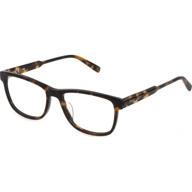 Fila VFI304 Lunettes Optiques Carrées en Acétate - Havane