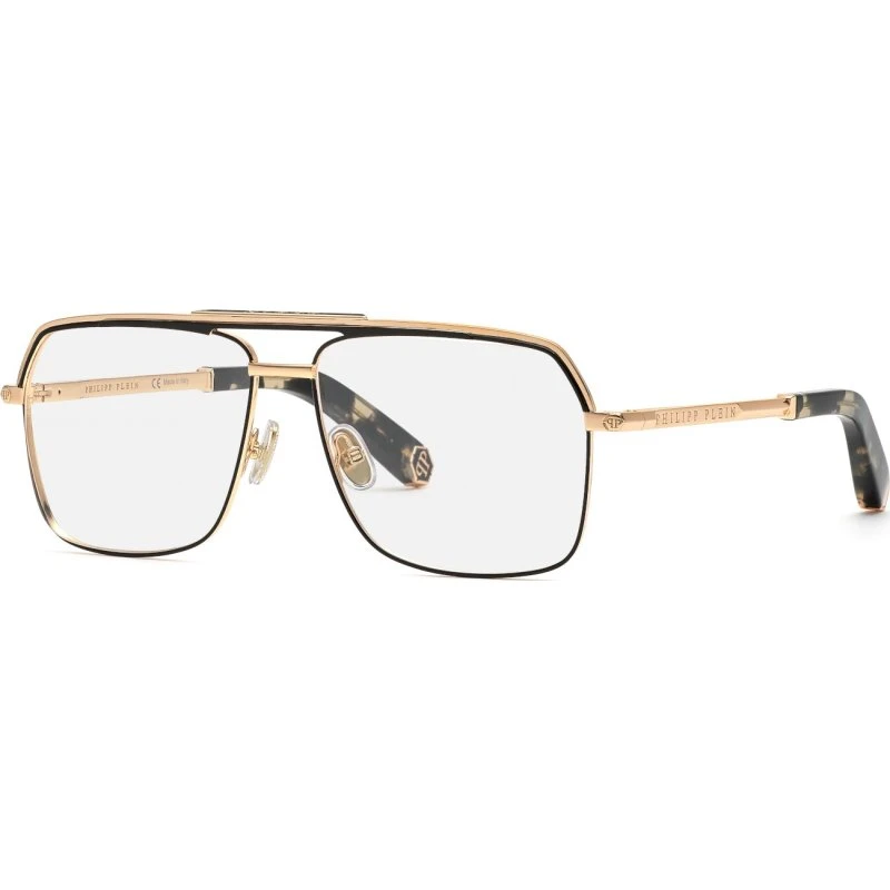 Philipp Plein VPP085M PURE PLEIN 02AM - Lunettes de vue carrées dorées