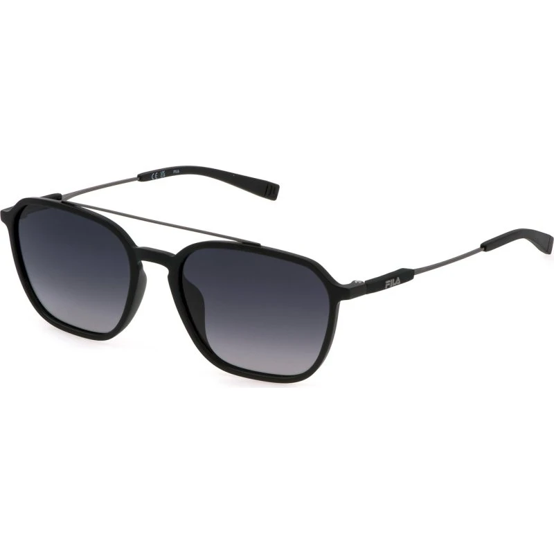 Fila SFI524 U28P Lunettes de Soleil Géométriques Noires