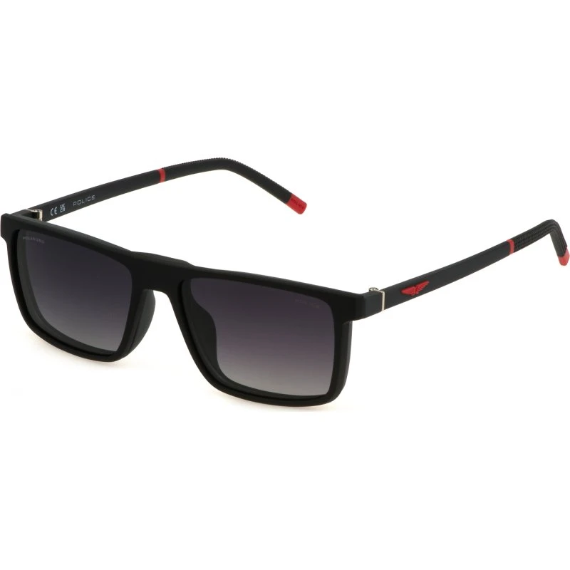 Police UPLL74 Solstice Lite 1 I41P - Montures Carrées Gris Fumée