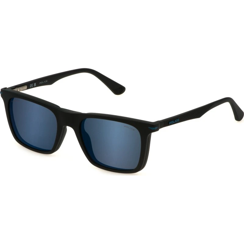 Police Junior UK136 CHAMP JR 1 Montures Optiques Carrées Noires