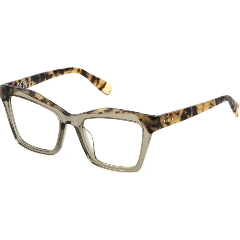 Furla VFU767V 0G61 Montures Optiques Géométriques Vertes