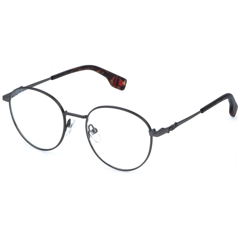 Fila Homme VFI882 627 - Monture Optique Pantos en Métal Gris