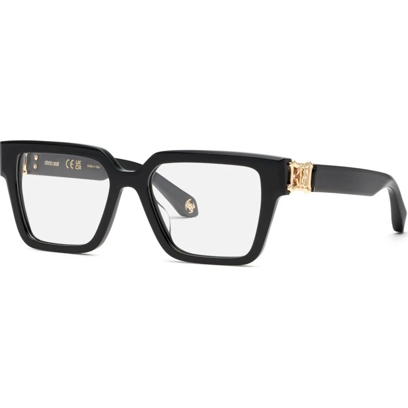 Roberto Cavalli VRC100 Montures Optiques Géométriques Noires