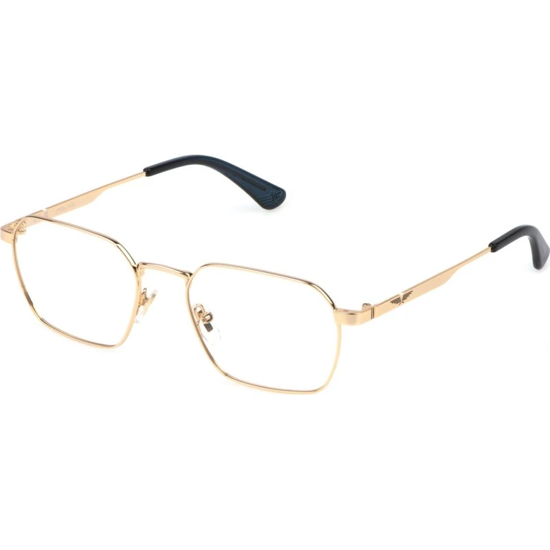 Police VPLP10 Origins Lite 28 - Lunettes de vue carrées en métal Or
