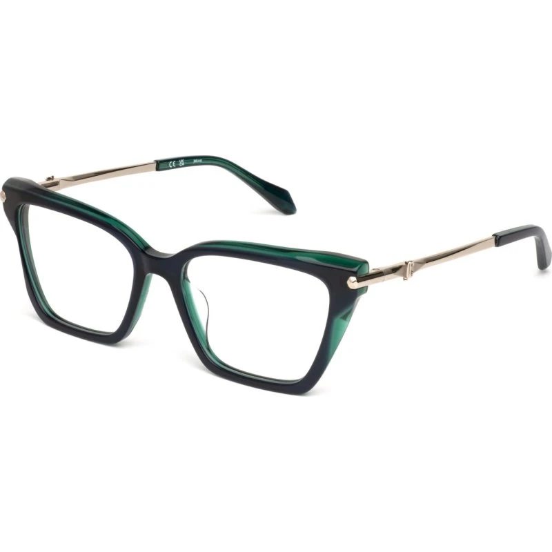 Just Cavalli VJC123 0U59 Montures Optiques Papillon Bleu