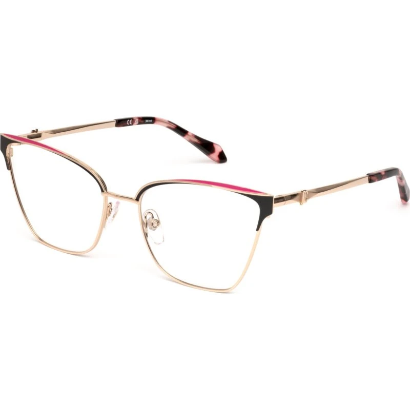 Just Cavalli VJC124 033M Montures Optiques Papillon Or Femme