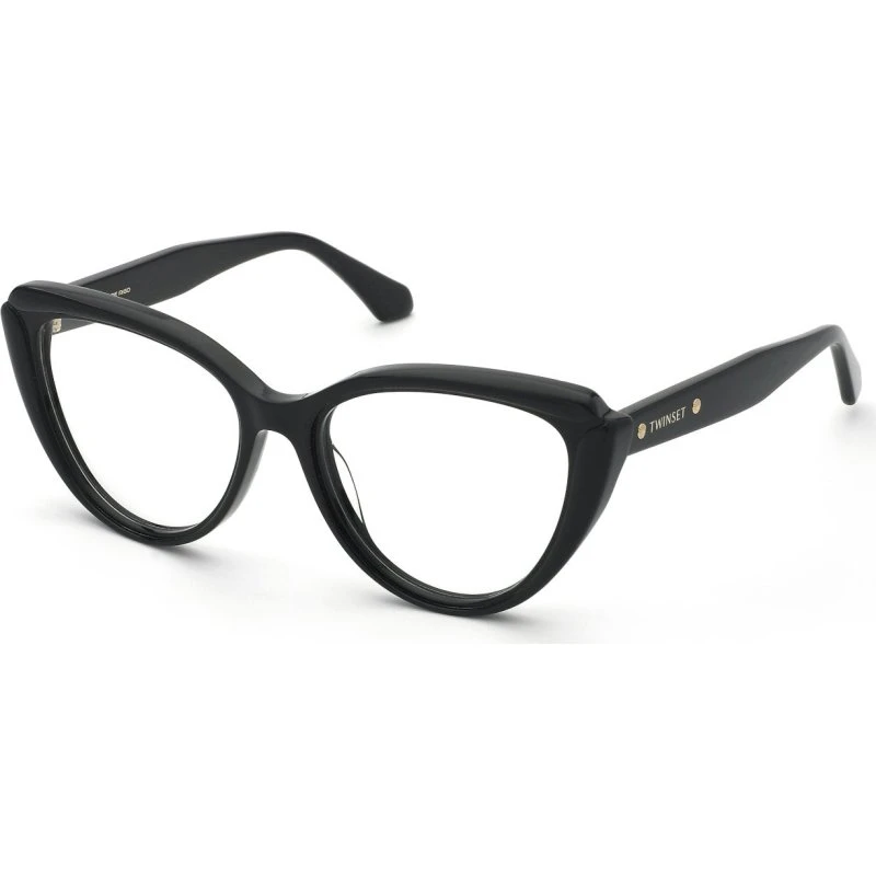 Twinset VTW078 - Montures Optiques Papillon en Acétate Noir