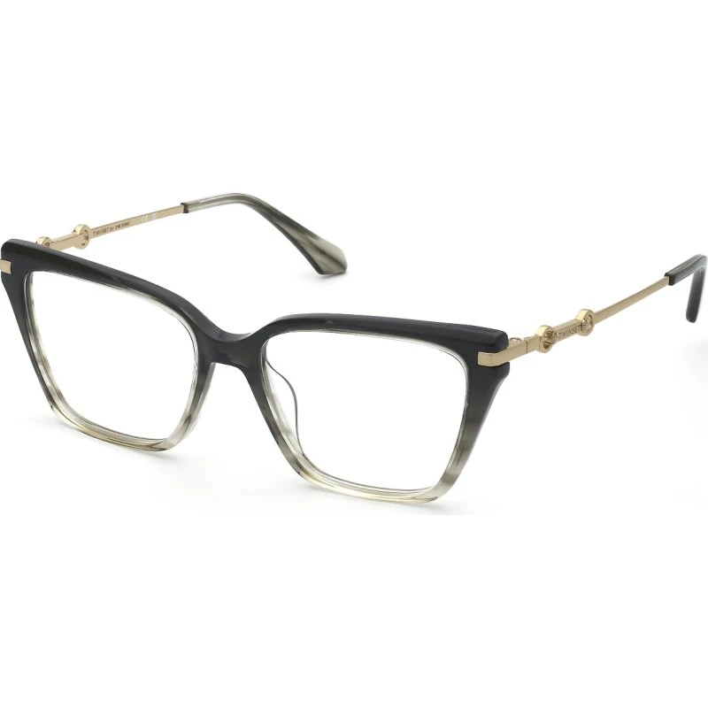 Twinset VTW080 06BZ - Montures Optiques Carrées en Acétate Gris