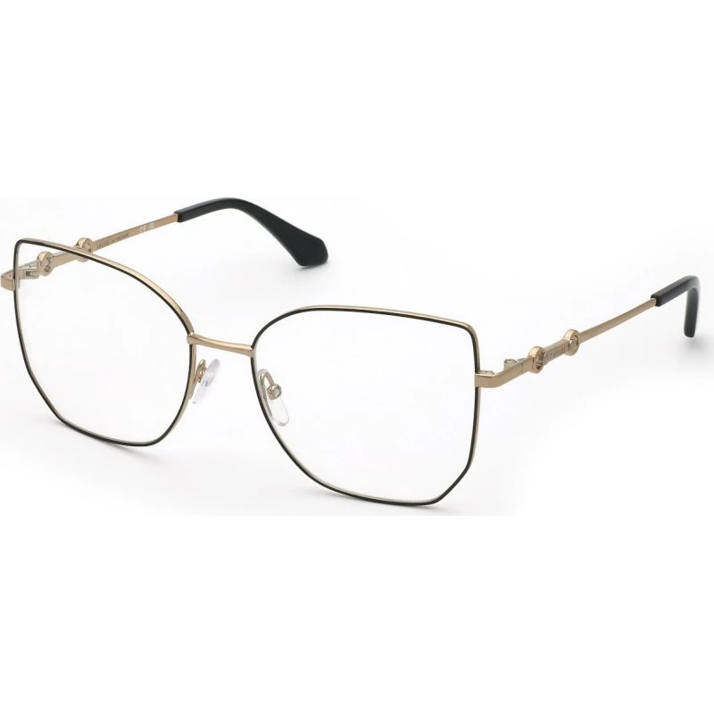 Twinset VTW081 02AM Lunettes de vue carrées en métal doré pour femme