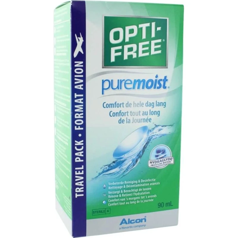 Alcon Opti-Free PureMoist Solution Multi-fonctions 90 ml