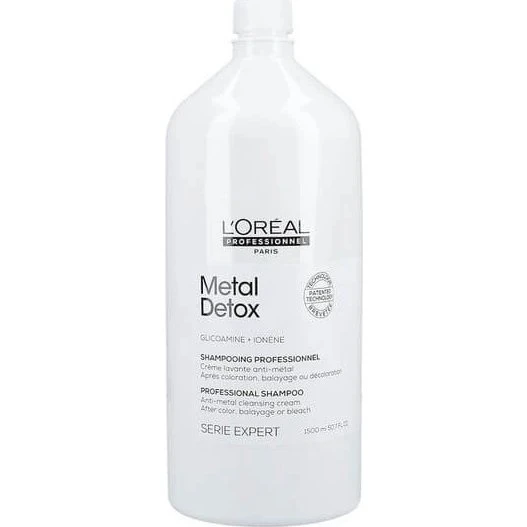 L'Oréal Metal Detox Shampooing pour Cheveux Colorés, 1.5 L