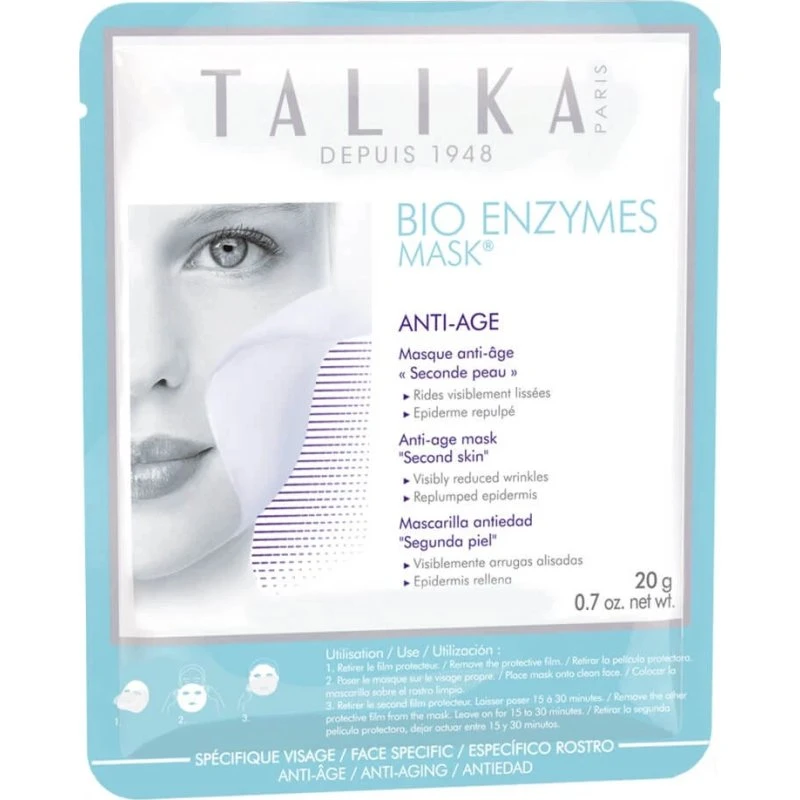 Talika Bio Enzymes Mask Anti-âge Masque Seconde Peau
