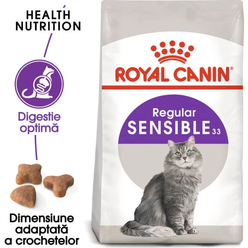 ROYAL CANIN Sensible 33 Croquettes Chat 2 kg