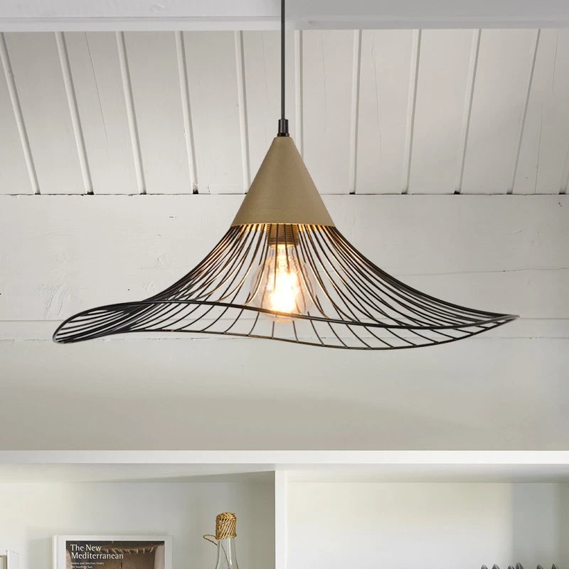 COREP Suspension Lizzie Noir et Laiton Ø 60 cm