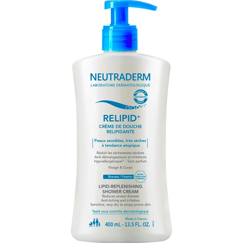 Neutraderm Relipid+ Crème de Douche Relipidante 400 ml