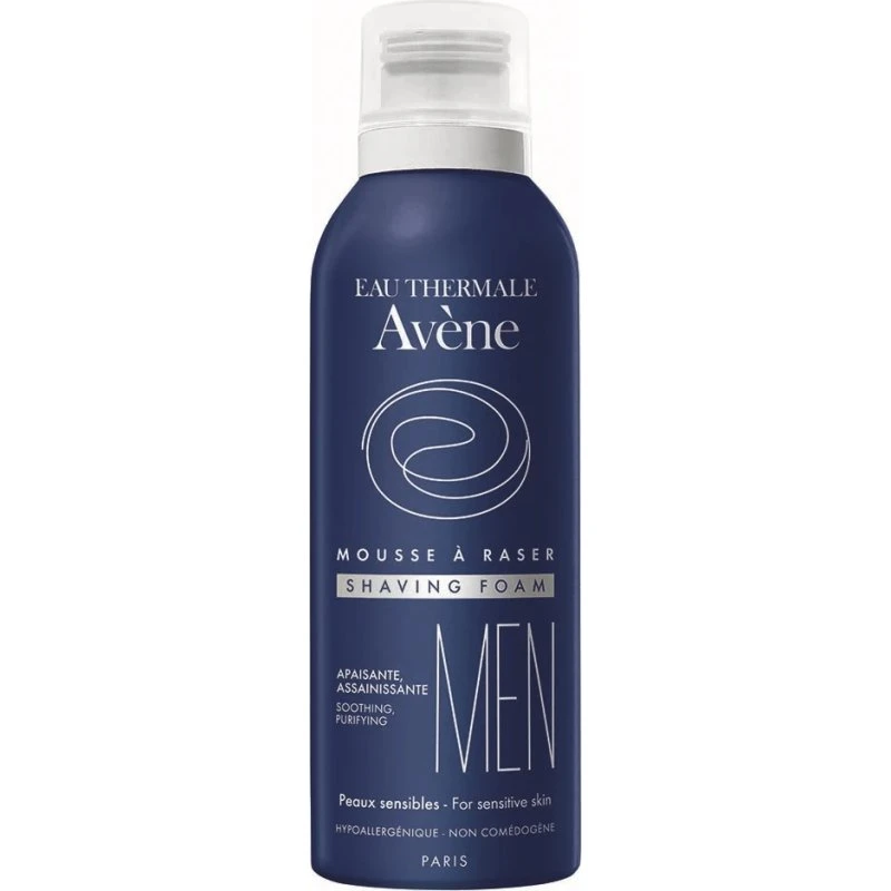 Avène Homme Mousse de rasage apaisante et purifiante, 200 ml