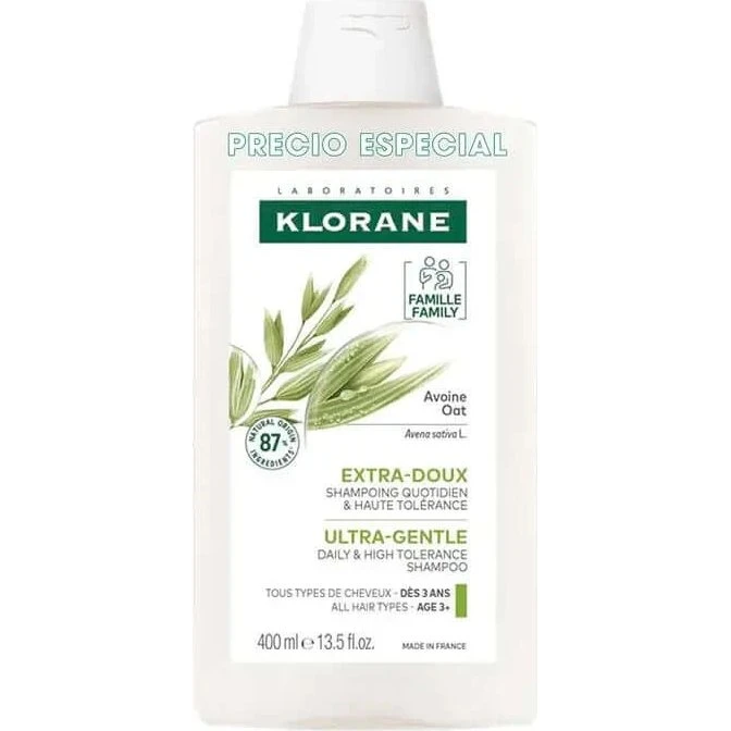 Klorane Shampooing à l'avoine Bio 400 ml