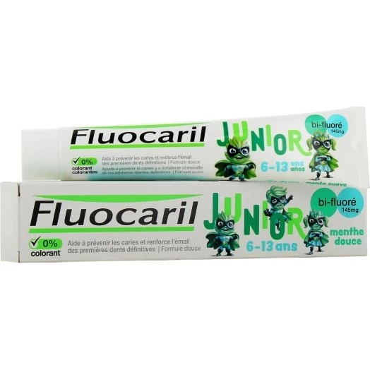 Fluocaril Junior Dentifrice Menthe Douce 6-13 ans 75ml