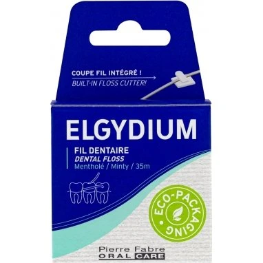 Elgydium Fil Dentaire Mentholé 35m