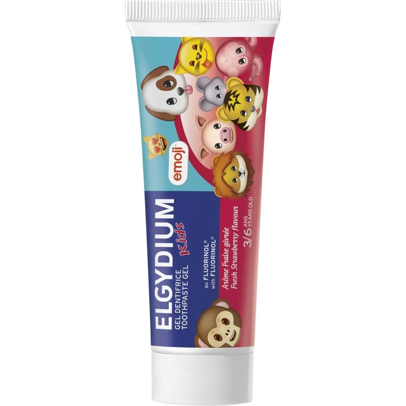 Elgydium Kids Gel Dentifrice Fraise Givrée 3-6 Ans