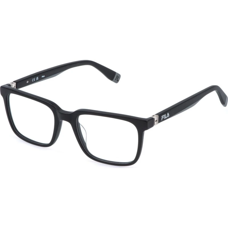 Fila Homme VFI990 703 - Lunettes de vue carrées en acétate noir