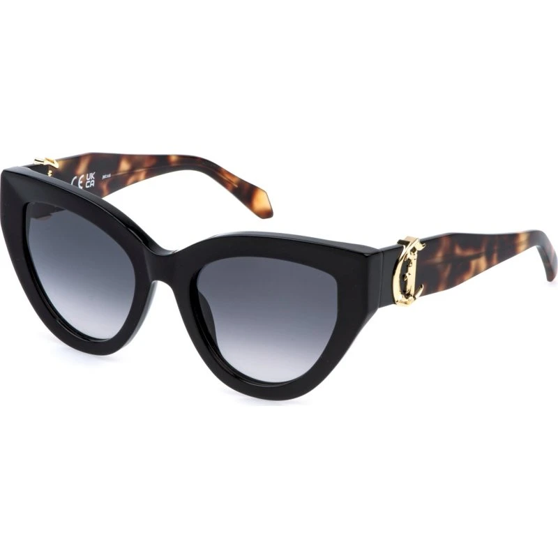 Just Cavalli SJC143V 700J Lunettes de Soleil Papillon Noires