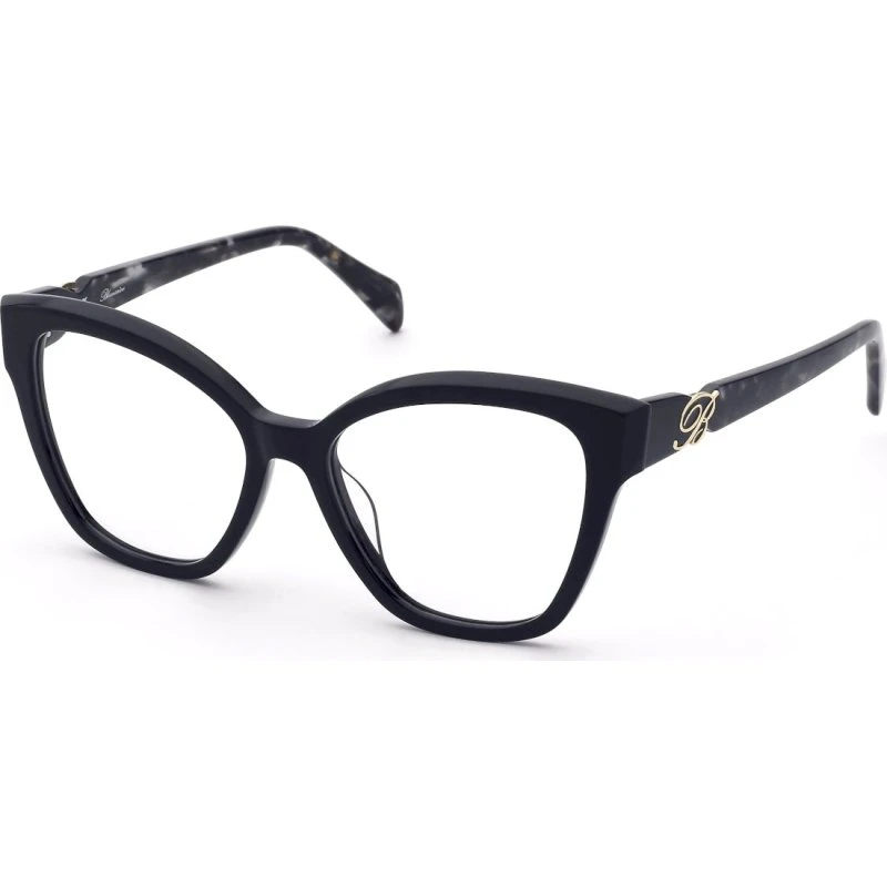 Blumarine VBM884 700 Lunettes Optiques Papillon en Acétate Noir