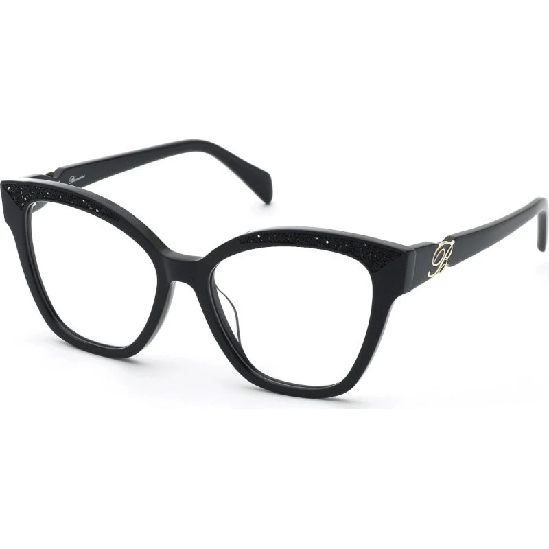 Blumarine VBM884V - Lunettes de vue Papillon en Acétate Noir