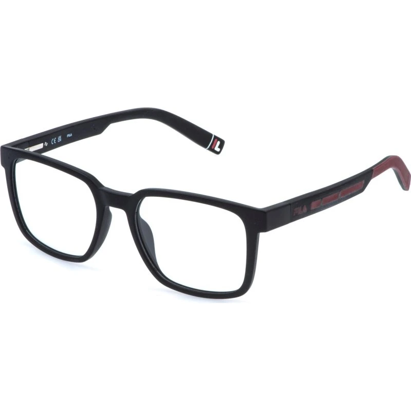 Fila Homme VFIA90 0U28 - Montures Optiques Carrées Noires