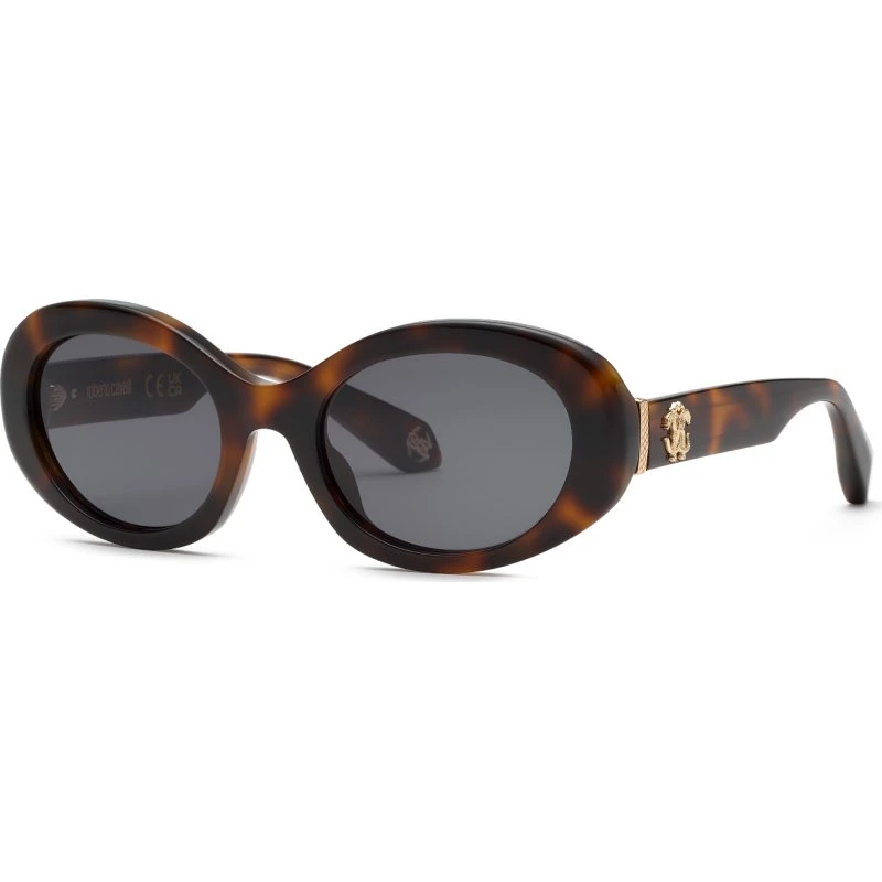Roberto Cavalli SRC142M 09AJ Lunettes de Soleil Géométriques Havana