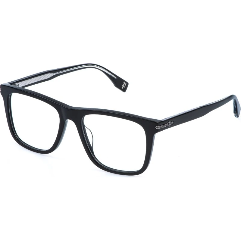 Police VPLR62 GRIND 4 700 - Lunettes Optiques Homme Carrées Noires