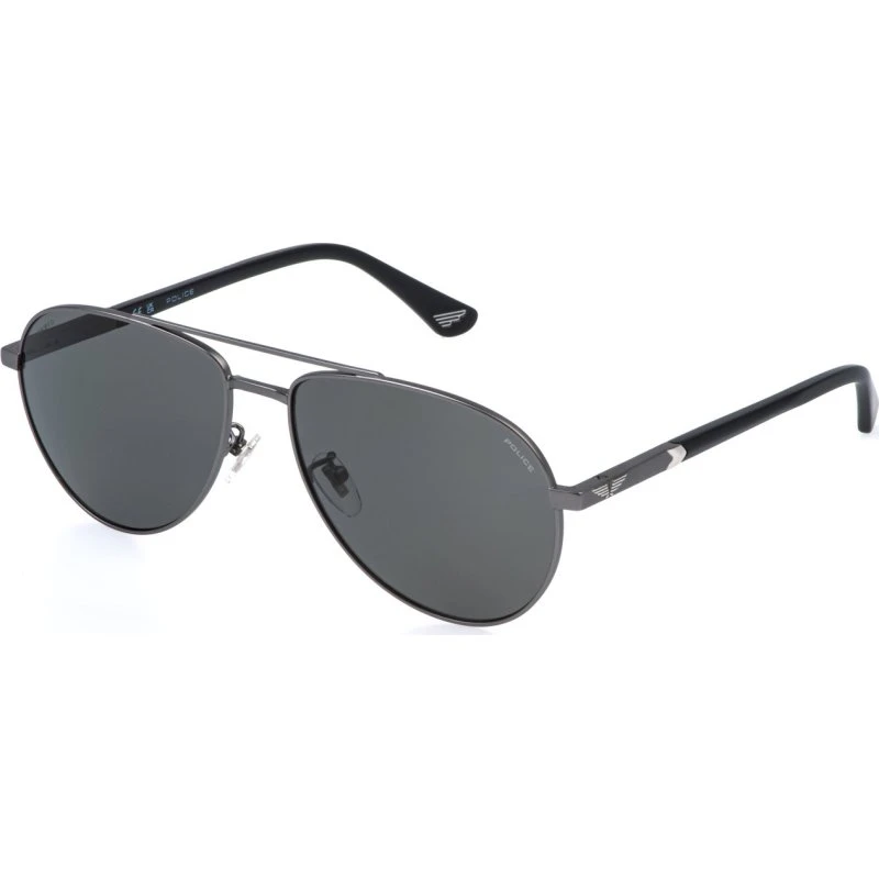 Police SPLR77 New Crossroads 6 Lunettes de Soleil Pilote Ruthénium