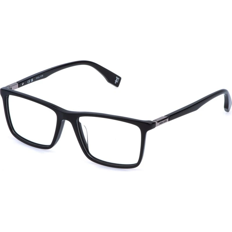 Police VPLR58 Playmaker 1 700 Lunettes Optiques Homme Noir Carré