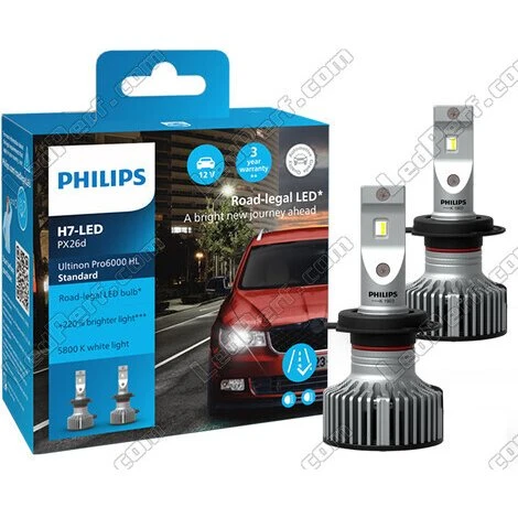 Philips H7 LED Ultinon Pro6000 Standard Homologué 5800K