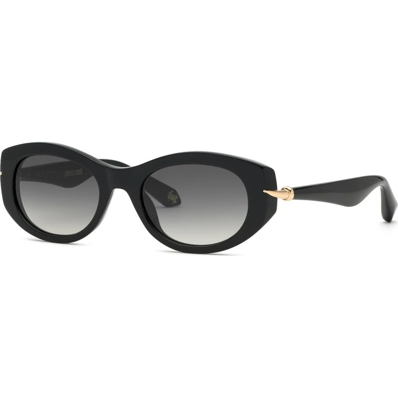 Roberto Cavalli SRC173M Lunettes de Soleil Géométriques Noires
