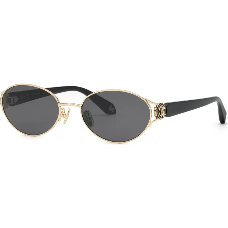 Roberto Cavalli SRC174M Lunettes de Soleil Géométriques Dorées
