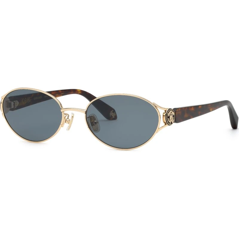 Roberto Cavalli SRC174M Lunettes de Soleil Géométriques Dorées