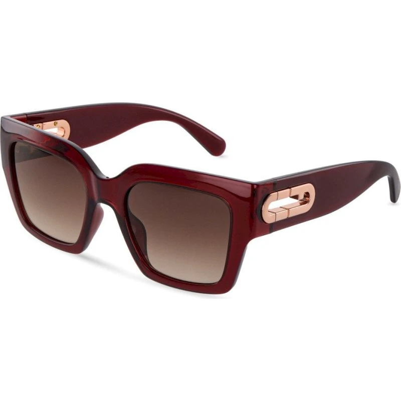 Furla SFUB08 01ED Lunettes de soleil géométriques bordeaux