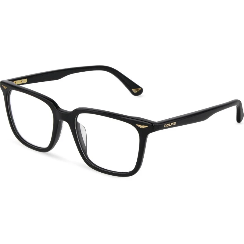 Police VPLU60 GATOR EVO 1 700 - Lunettes de vue carrées en acétate noir