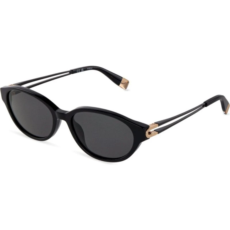 Lunettes de soleil Furla SFUB31 - Monture Géométrique Noire