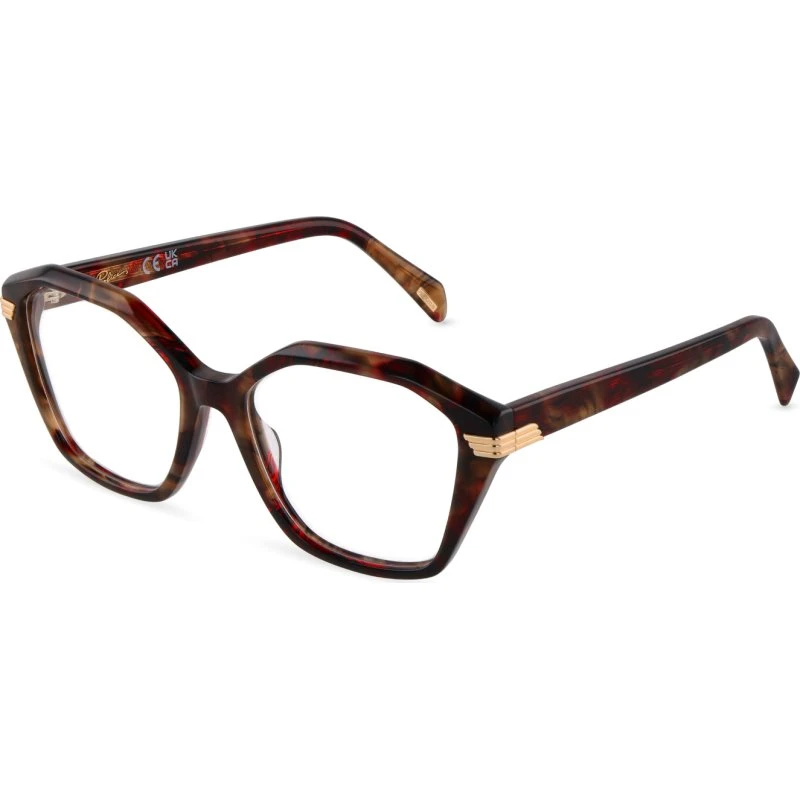 Police VPLU01 AURA 5 09A7 - Montures Optiques Géométriques Femme