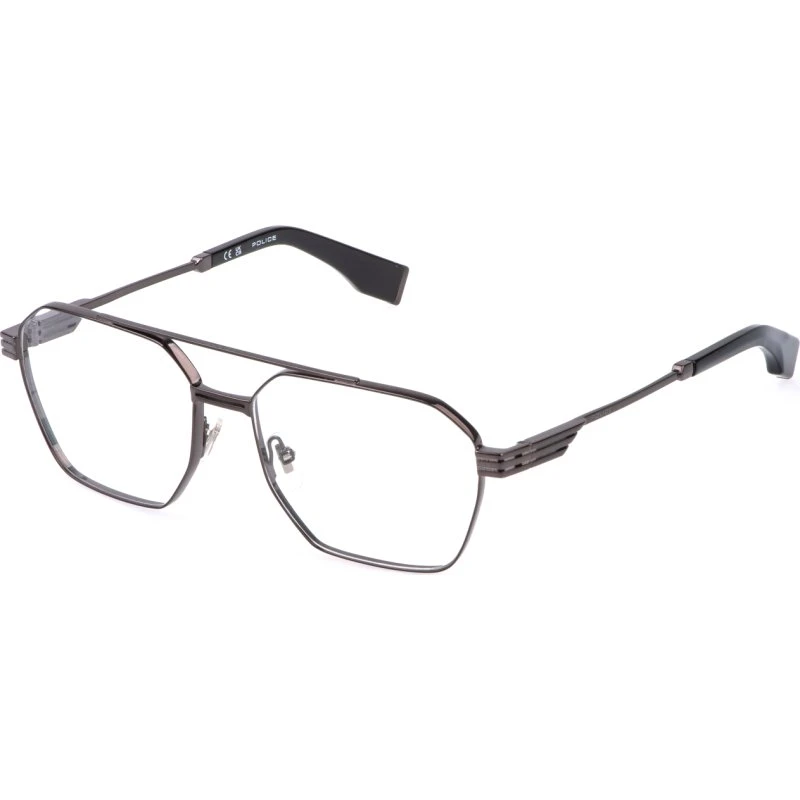 Police VPLQ76N Mercury 3 672 - Lunettes Optiques Homme Carré Or