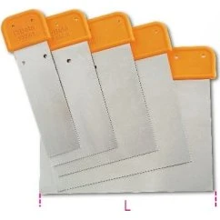 BETA 1337/S5 – Jeu de 5 spatules inox 25-50-75-100-125 mm