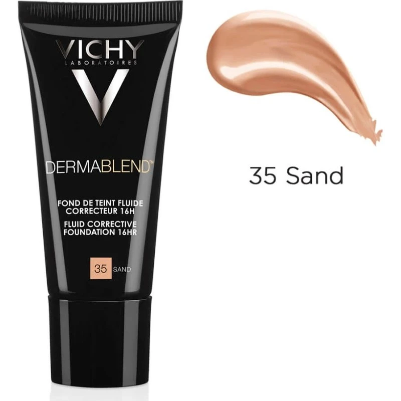 Vichy Dermablend Fond de Teint Correcteur - Teinte 35 Sand, 30ml