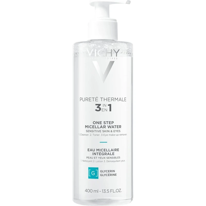 Vichy Pureté Thermale Eau Micellaire Peaux Sensibles 400ml