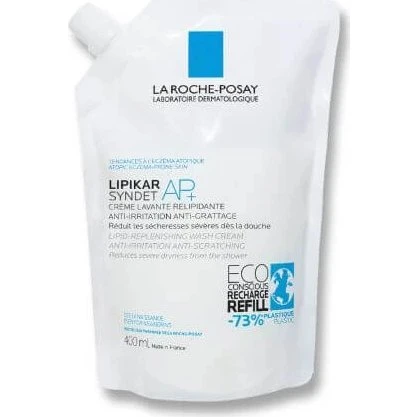 La Roche Posay Lipikar Syndet AP+ Eco Reserve Crème lavante, 400 ml