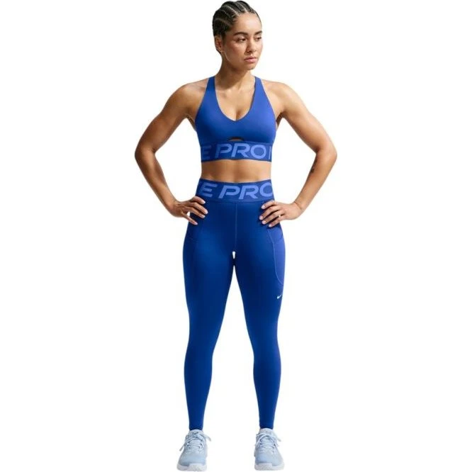 Nike Pro Sculpt Brassière de Sport à Maintien Moyen - Bleu