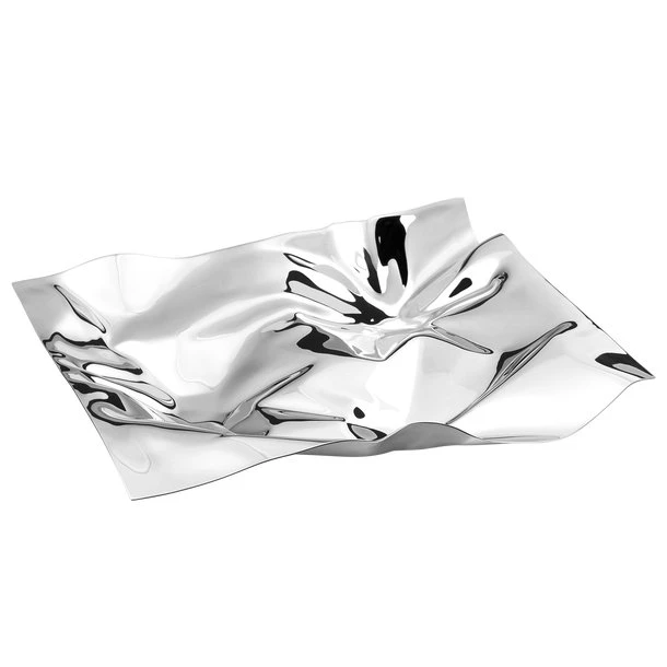 Georg Jensen Panton Tray Moyen Acier Poli