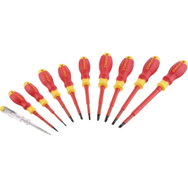 Stanley VDE Embout de Vissage Set 10 Pièces